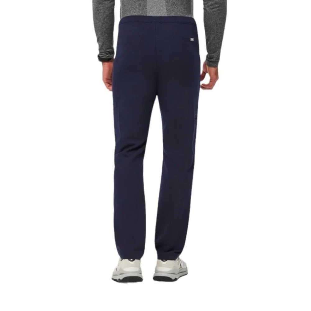 Figs Technical Collection Men's Navy Cairo Cargo Straight Leg Scrub Pants